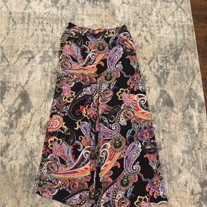 ECI Multicolor Paisley Wide Leg Pants